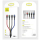 USAMS Kabel pleciony U26 4w1 0,35m 2A (2xlight/microUSB/C) - 1569041 - zdjęcie 4